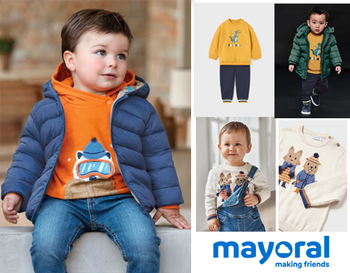 Коллекция Mayoral для малышей, на мальчиков