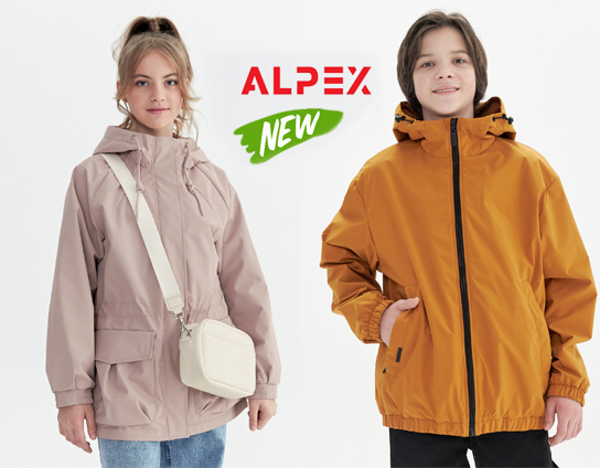 Новая коллекция демисезонной одежды Alpex